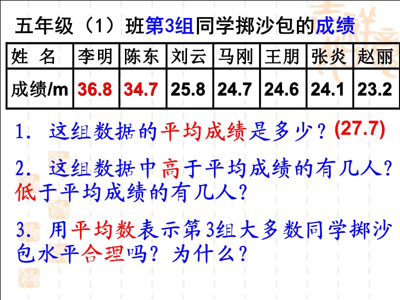 人教版小学五年级第六章中位数-例.ppt_第2页