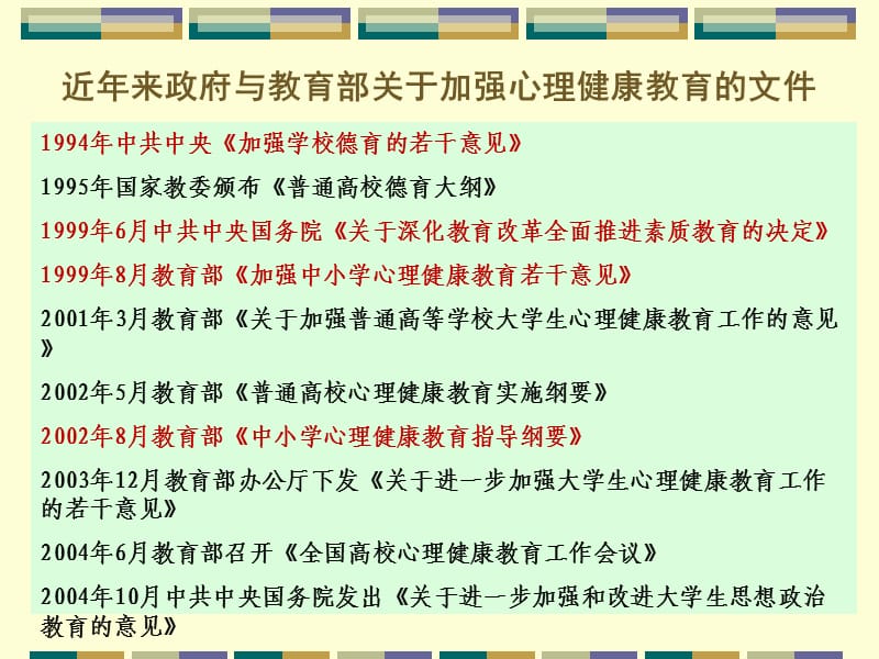 中小学生心理健康教育概述(冯丽娟).ppt_第3页