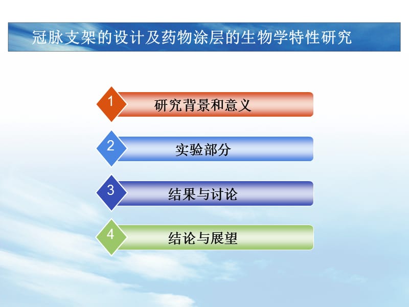 冠脉支架的设计及药物涂层生物学特性的研究.ppt_第2页