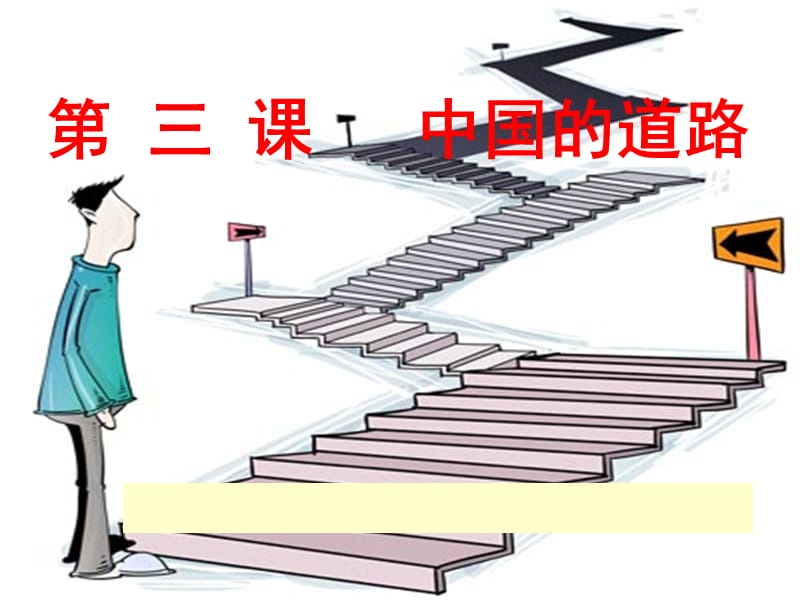 人民版 九年级政治 第三课 中国的道路第一节.ppt_第1页