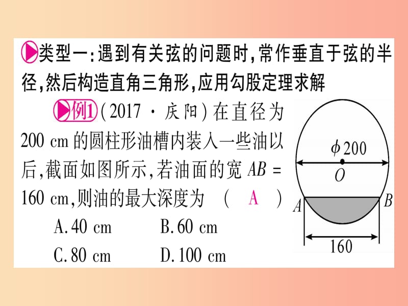 （甘肃专用）2019中考数学 第一轮 考点系统复习 第6章 圆 方法技巧训练4 圆中常见辅助线的作法课件.ppt_第2页