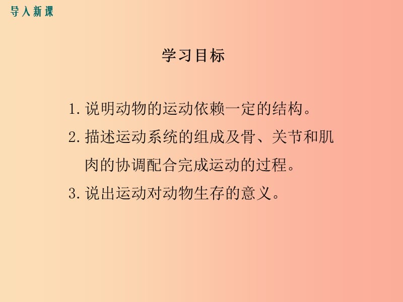 八年级生物上册第五单元第二章第一节动物的运动课件2 新人教版.ppt_第3页