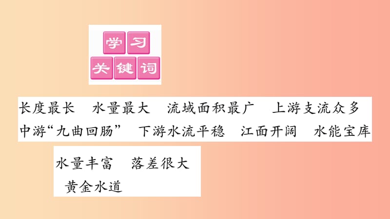 2019年八年级地理上册 第2章 第3节 中国的河流（第2课时）习题课件（新版）湘教版.ppt_第2页