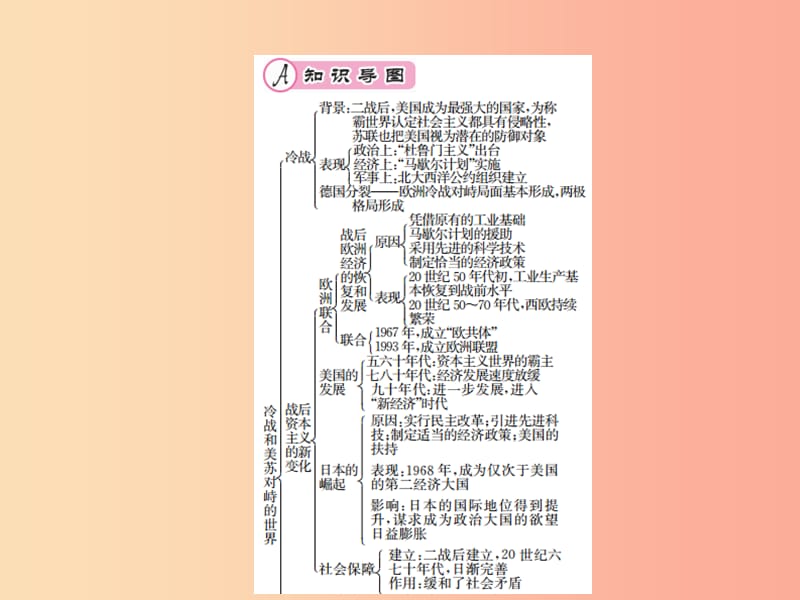 九年级历史下册 第5单元 冷战和美苏对峙的世界 第6单元 冷战结束后的世界核心素养整合提升作业 新人教版.ppt_第2页