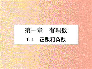 （山西專用）2019年秋七年級數(shù)學(xué)上冊 第1章 有理數(shù) 1.1 正數(shù)和負(fù)數(shù)習(xí)題課件 新人教版.ppt