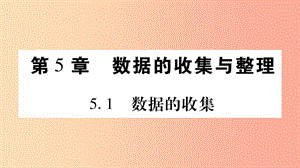 2019秋七年級數(shù)學(xué)上冊 第5章 數(shù)據(jù)的收集與整理 5.1 數(shù)據(jù)的收集課件（新版）滬科版.ppt