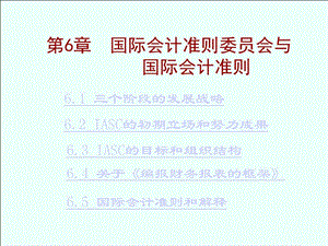 國際會計(jì)-第六章-國際會計(jì)準(zhǔn)則委員會與國際會計(jì)準(zhǔn)則.ppt