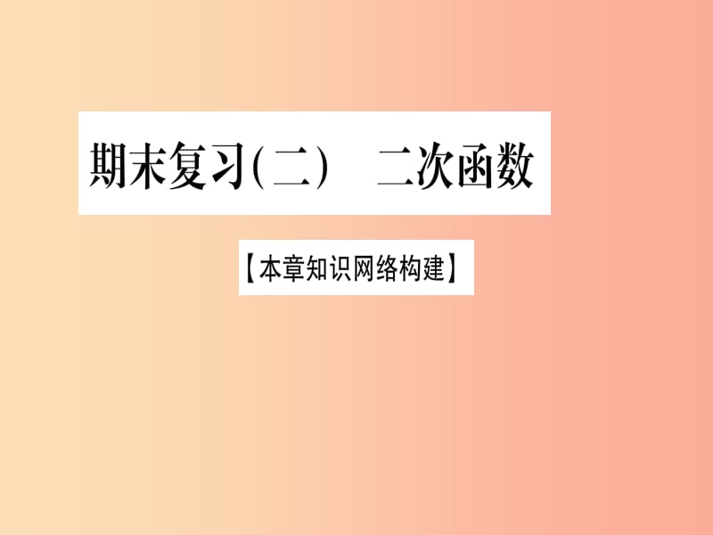 （江西专版）2019秋九年级数学上册 期末复习（2）作业课件 新人教版.ppt_第1页