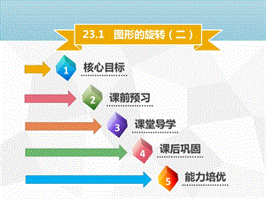 2019年秋九年級數(shù)學(xué)上冊 第二十三章 旋轉(zhuǎn) 23.1 圖形的旋轉(zhuǎn)（二）導(dǎo)學(xué)課件 新人教版.ppt