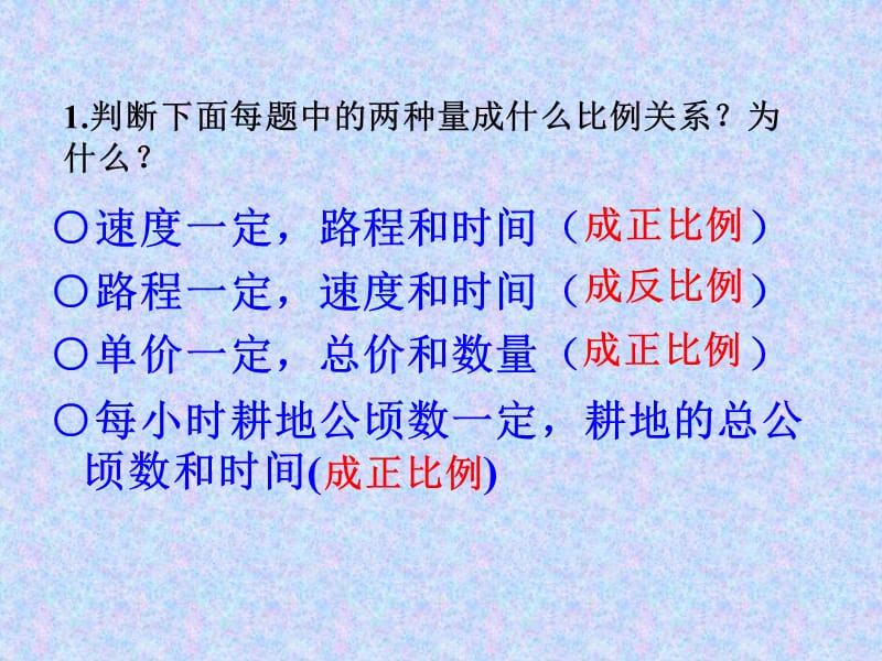 人教新课标数学六年级下册《正、反比例应用题》PPT课件.ppt_第3页