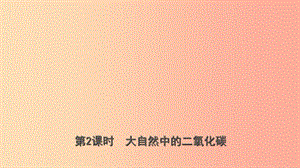 山東省2019年中考化學(xué)總復(fù)習(xí)第六講燃料與燃燒第2課時(shí)大自然中的二氧化碳課件五四制.ppt