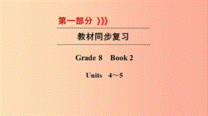 （遵義專用）2019中考英語高分一輪復習 第1部分 教材同步復習 Grade8 book2 Units 4-5課件.ppt