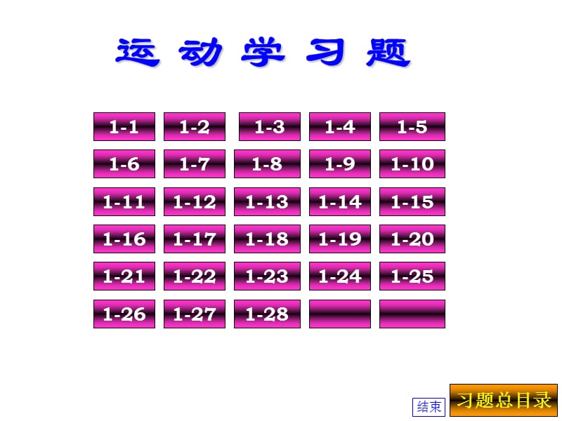 大学物理课件01运动学习题.ppt_第1页