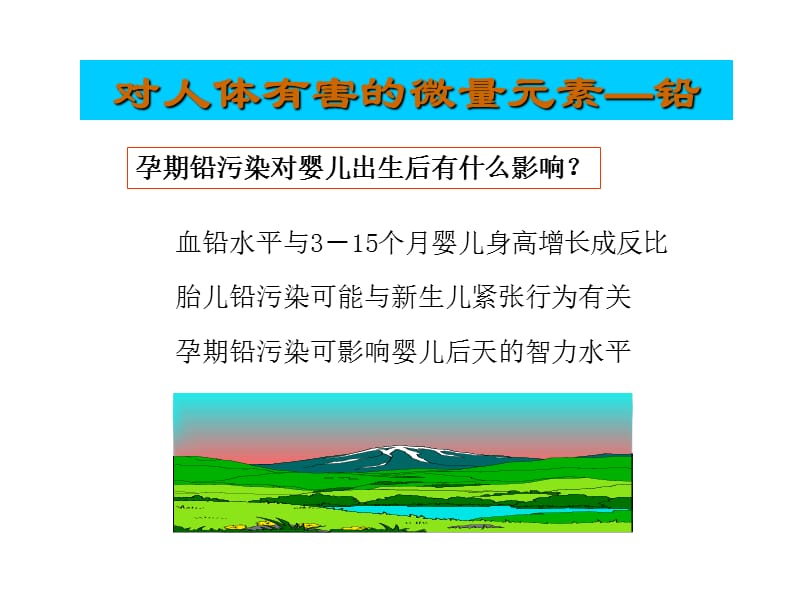 对人体有害的微量元素：铅.ppt_第2页