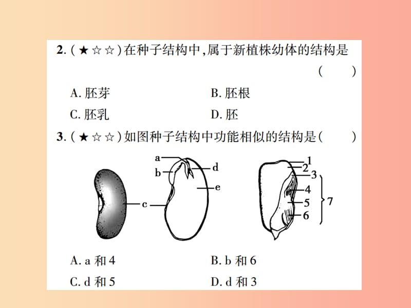 中考江西专用2019中考生物同步高效集训七课件.ppt_第3页