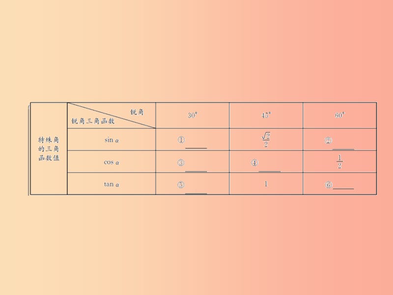 （遵义专用）2019届中考数学复习 第21课时 解直角三角形 1 考点清单归纳（基础知识梳理）课件.ppt_第2页