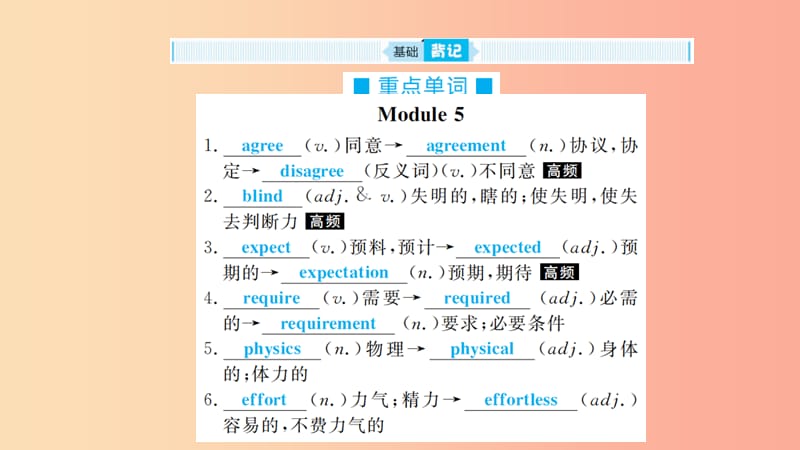 山东省2019年中考英语一轮复习 九下 第21讲 Module 5-Module 6课件.ppt_第3页