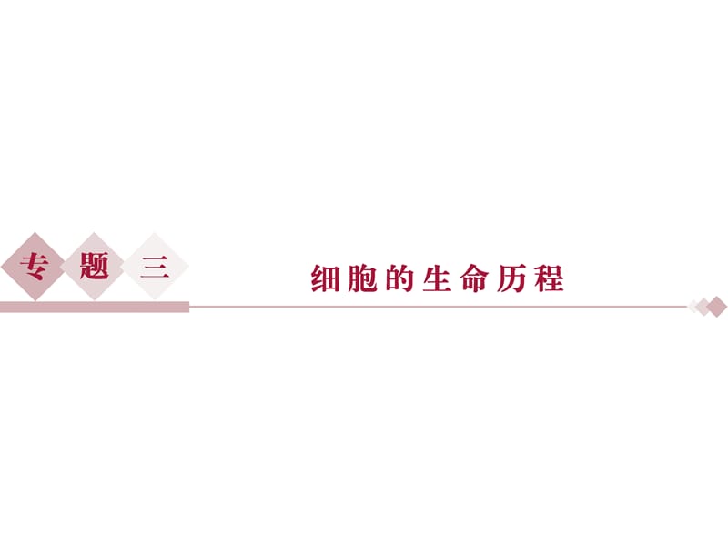 二轮专题三细胞的生命历程.ppt_第1页