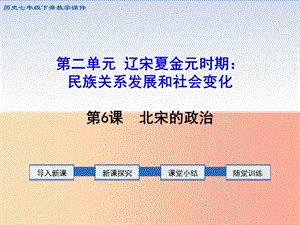 2019春七年級歷史下冊 第二單元 遼宋夏金元時(shí)期：民族關(guān)系發(fā)展和社會變化 第6課 北宋的政治課件 新人教版.ppt