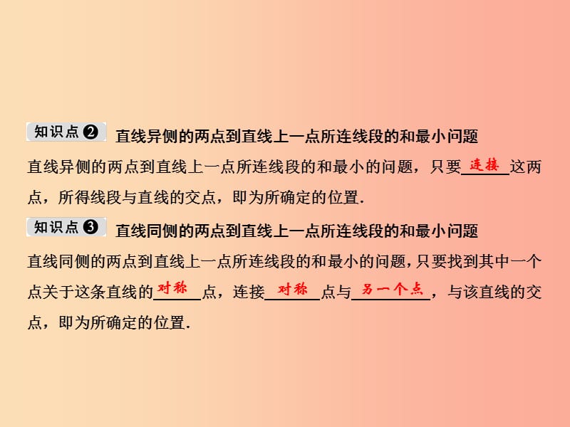 八年级数学上册第13章轴对称13.4课题学习最短路径问题课件 新人教版.ppt_第3页