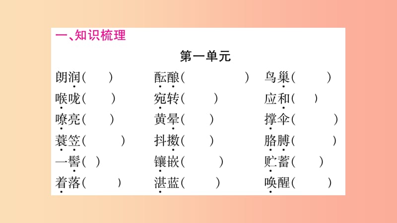 （广西专版）2019年七年级语文上册 期末复习专题1 语音汉字课件 新人教版.ppt_第2页