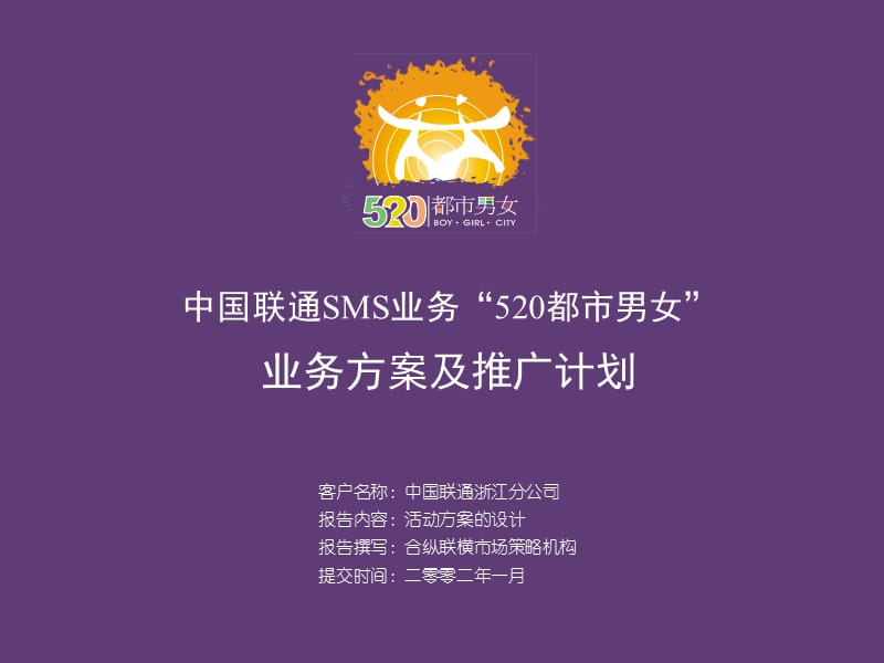 中国联通sms活动方案.ppt_第1页