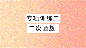 （江西專用）2019春九年級數(shù)學(xué)下冊 專項(xiàng)訓(xùn)練二 二次函數(shù)習(xí)題講評課件 新人教版.ppt