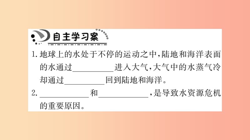 2019年八年级物理上册 4.5 水循环与水资源课件（新版）粤教沪版.ppt_第2页