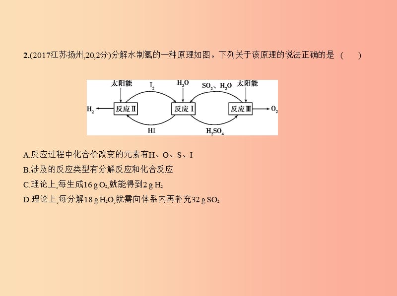 （江苏专版）2019年中考化学复习 专题三 水与常见的溶液（试卷部分）课件.ppt_第3页