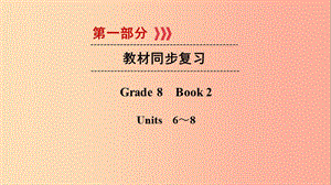 （遵義專用）2019中考英語高分一輪復(fù)習(xí) 第1部分 教材同步復(fù)習(xí) Grade8 book2 Units 6-8課件.ppt