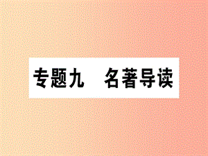 （通用版）2019年七年級語文上冊 專題九 名著導(dǎo)讀課件 新人教版.ppt