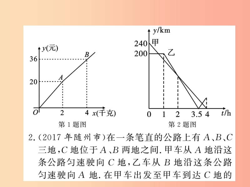 新课标2019中考数学复习第三章函数及其图像第10节第2课时一次函数的应用课后提升课件.ppt_第3页