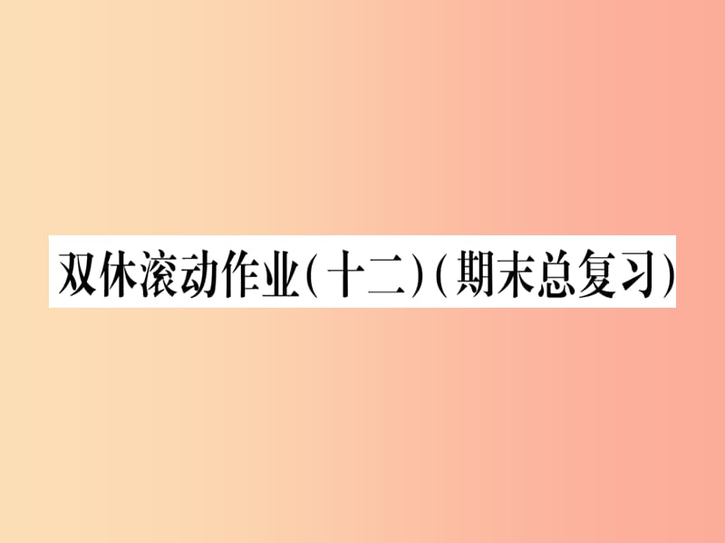 江西专版2019秋九年级数学上册双休作业十二期末总复习作业课件（新版）北师大版.ppt_第1页