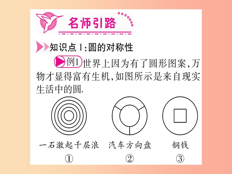 江西专版2019届九年级数学下册第3章圆3.2圆的对称性课堂导练课件含2019中考真题新版北师大版.ppt_第3页