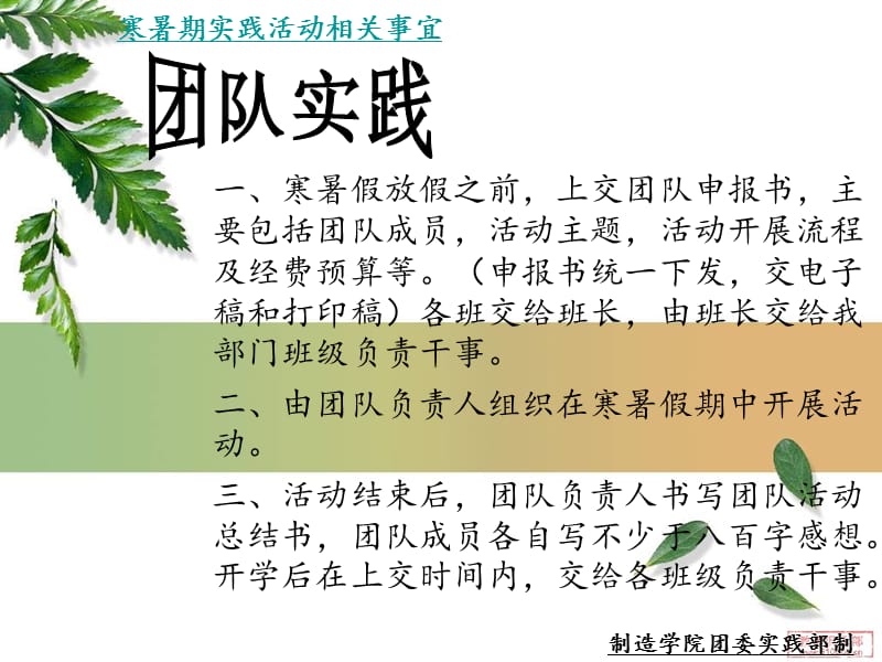 寒暑期实践活动相关事宜.ppt_第3页