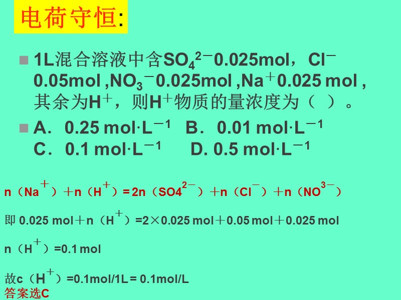 守恒法在化学计算中的应用.ppt_第3页