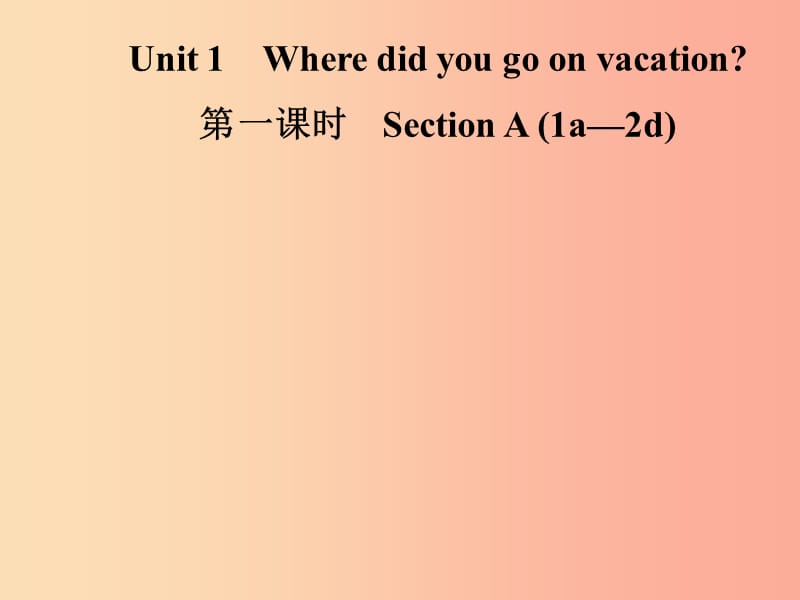 八年级英语上册Unit1Wheredidyougoonvacation第1课时SectionA1a_2d导学课件新版人教新目标版.ppt_第1页