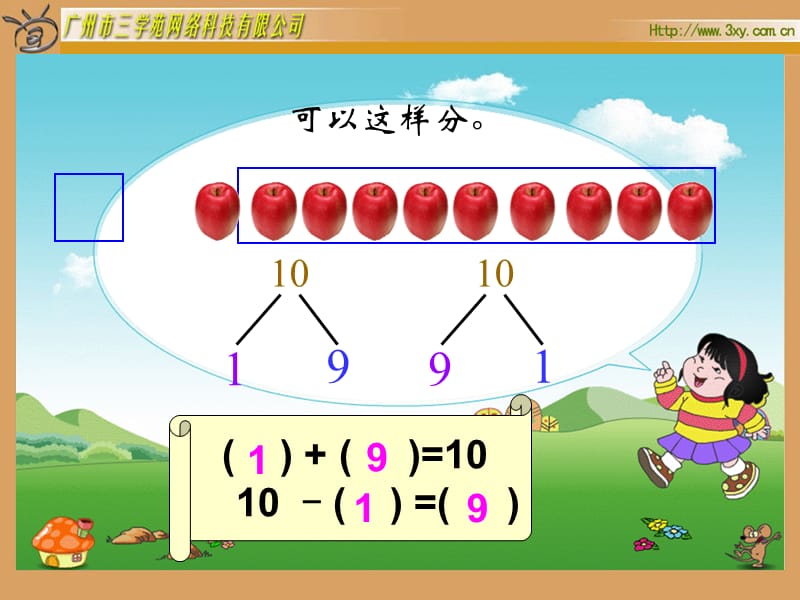 北师大版小学数学一年级上册《分苹果》.ppt_第3页