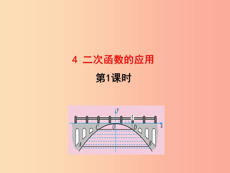 2019版九年级数学下册 第二章 二次函数 4 二次函数的应用（第1课时）教学课件（新版）北师大版.ppt_第1页