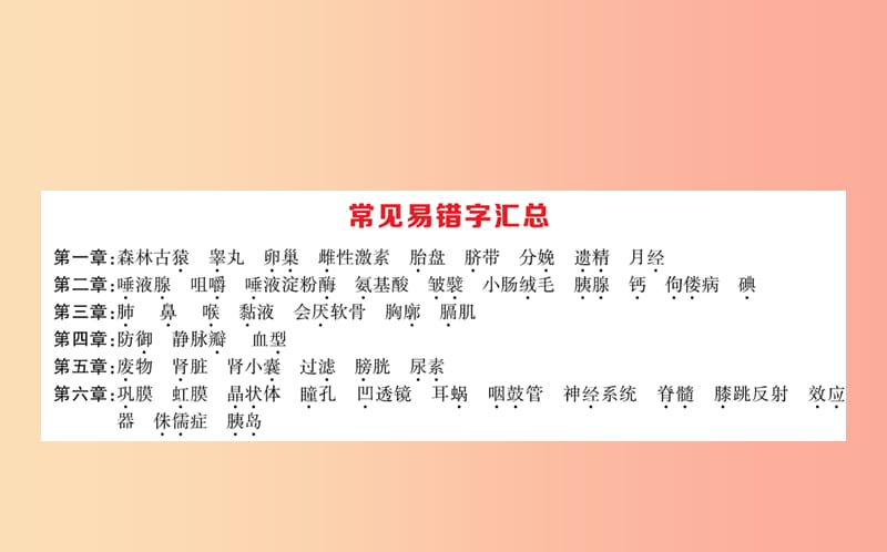 2019版七年级生物下册 第四单元 生物圈中的人 期末抢分必胜课 第二部分 常考专项突破课件 新人教版.ppt_第2页