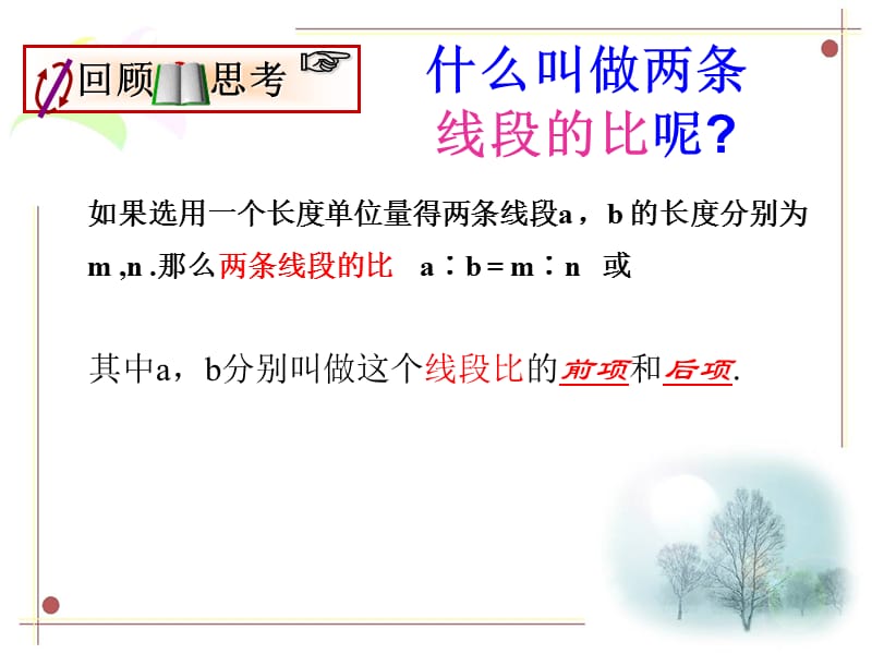 北师大版八年级数学下课件线段的比二.ppt_第2页