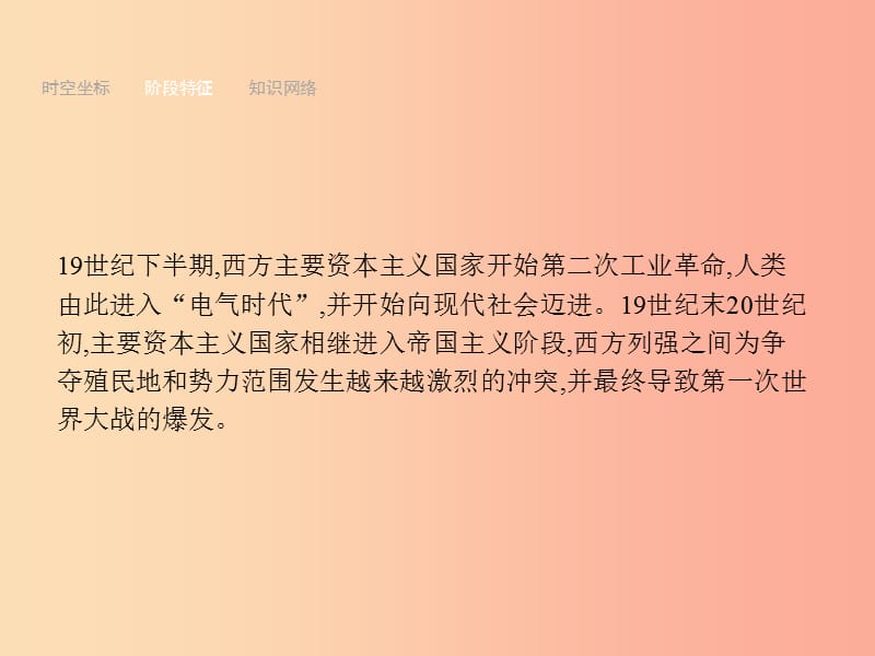 甘肃省2019年中考历史总复习 第四部分 世界古代史、近代史 第十八单元 第二次工业革命和近代科学文化课件.ppt_第3页