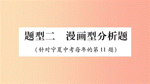 寧夏2019中考道德與法治考點復習 第一篇 解題技巧 題型突破 題型二 漫畫題課件.ppt