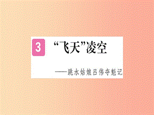 （河南專用）八年級語文上冊 第一單元 3“飛天”凌空——跳水姑娘呂偉奪魁記習(xí)題課件 新人教版.ppt