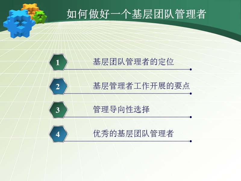 如何做好一个基层团队管理者.ppt_第1页