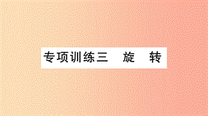 （湖北專用）2019春九年級數(shù)學(xué)下冊 專項訓(xùn)練三 旋轉(zhuǎn)習(xí)題講評課件 新人教版.ppt