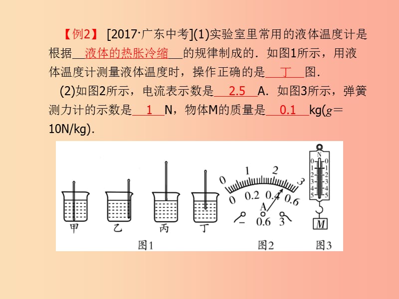 （菏泽专版）2019年中考物理 第二部分 专题复习 高分保障 专题4 实验探究题课件.ppt_第3页