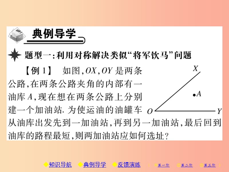 八年级数学上册13轴对称13.4课题学习最短路径问题习题课件 新人教版.ppt_第3页