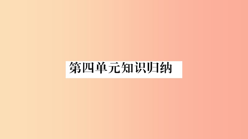 2019秋八年級道德與法治上冊 第4單元 維護國家利益知識歸納習(xí)題課件 新人教版.ppt_第1頁