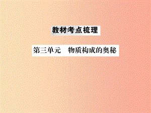 （云南專(zhuān)版）2019年中考化學(xué)總復(fù)習(xí) 教材考點(diǎn)梳理 第三單元 物質(zhì)構(gòu)成的奧奧秘課件.ppt